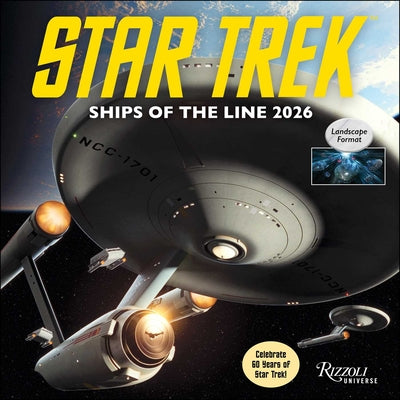 Star Trek Ships of the Line 2026 Wall Calendar