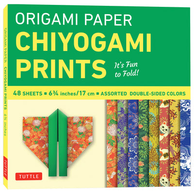 Origami Paper 48 Sheet Chiyogami Prints 6 3/4 (17 CM): Tuttle Origami Paper: Double-Sided Origami Sheets Printed with 8 Different Patterns (Instructio