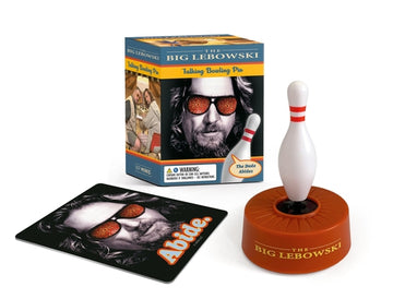 The Big Lebowski Talking Bowling Pin: The Dude Abides [With Battery]