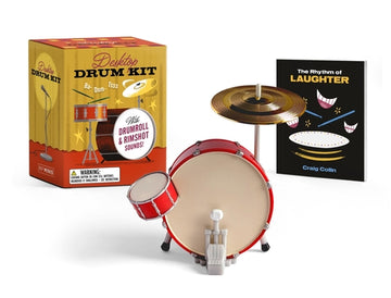 Desktop Drum Kit: With Drumroll and Rimshot Sounds! [With Battery]