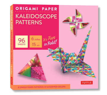 Origami Paper - Kaleidoscope Patterns - 6 - 96 Sheets: Tuttle Origami Paper: Origami Sheets Printed with 8 Different Patterns: Instructions for 6 Proj