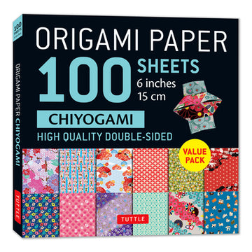 Origami Paper 100 Sheets Chiyogami 6 (15 CM): Tuttle Origami Paper: Double-Sided Origami Sheets Printed with 12 Different Patterns (Instructions for 5