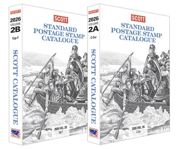 2026 Scott Stamp Postage Catalogue Volume 2: Cover Countries C-F (2 Copy Set): Scott Stamp Postage Catalogue Volume 2: Countries C-F