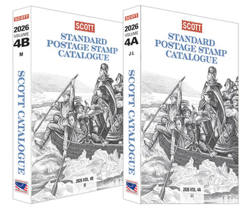 2026 Scott Stamp Postage Catalogue Volume 4: Cover Countries J-M (2 Copy Set): Scott Stamp Postage Catalogue Volume 4: Countries J-M