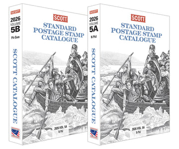 2026 Scott Stamp Postage Catalogue Volume 5: Cover Countries N-Sam (2 Copy Set): Scott Stamp Postage Catalogue Volume 5: Countries N-Sam
