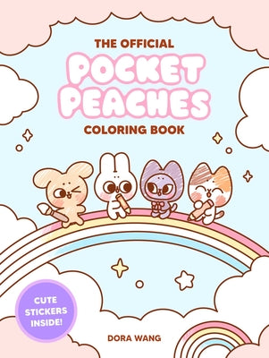 The Official Pocket Peaches Coloring Book: Cozy Coloring and Cute Stickers