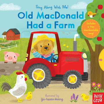 Old MacDonald Had a Farm: (A Classic Nursery Rhyme Board Book with Interactive Sliders and Qr Code for Instrumental and Vocal Versions - For Babies an