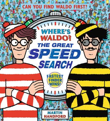 Where's Waldo?: The Great Speed Search: (A Hidden Object Activity Book That Lays Flat for Head-To-Head Competition with Friends & Family - A Perfect G