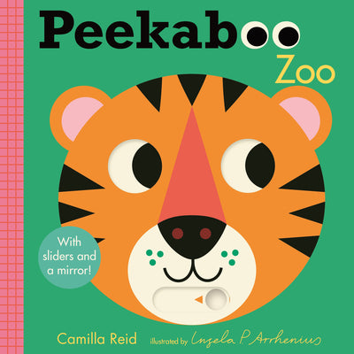 Peekaboo: Zoo: (An Interactive Board Book for Babies & Toddlers with Mirror & Sliders to Push, Pull, or Turn. Cute Zoo Animal Artwork Includes a Rhino
