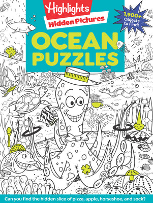 Ocean Puzzles: Over 100 Ocean-Themed Search and Find Puzzles for Kids 6 and Over, Featuring Sea Creatures, Marine Animals, Underwater Scenes and Over
