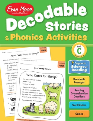 Decodable Stories and Phonics Activities, Level C, Grade 1 - 2 Workbook