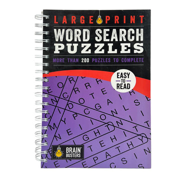 Large Print Word Search Puzzles Purple: More Than 200 Puzzles to Complete
