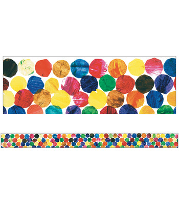The Very Hungry Caterpillar(tm) Dots Straight Bulletin Board Borders