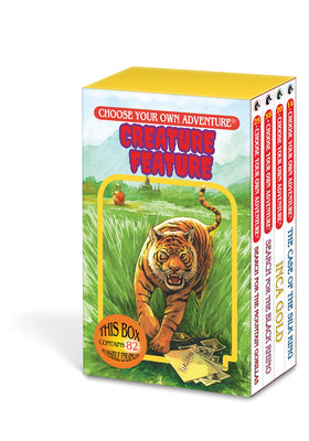 Choose Your Own Adventure 4-Book Boxed Set Creature Feature Box (the Case of the Silk King, Inca Gold, Search for Black Rhino, Search for Mountain Gor