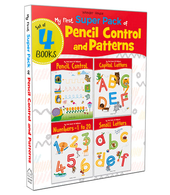 My First Super Pack of Pencil Control and Patterns Alphabet ABC (Capital & Small Letters), Lines & Patterns, Numbers: Pre School & Nursery Writing, Dr