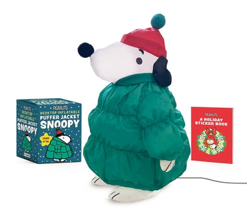 Peanuts: Desktop Inflatable Puffer Jacket Snoopy: Stands 14 Tall