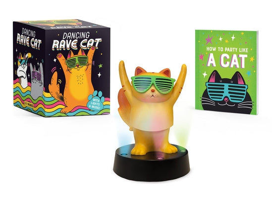 Dancing Rave Cat: With Lights & Music!